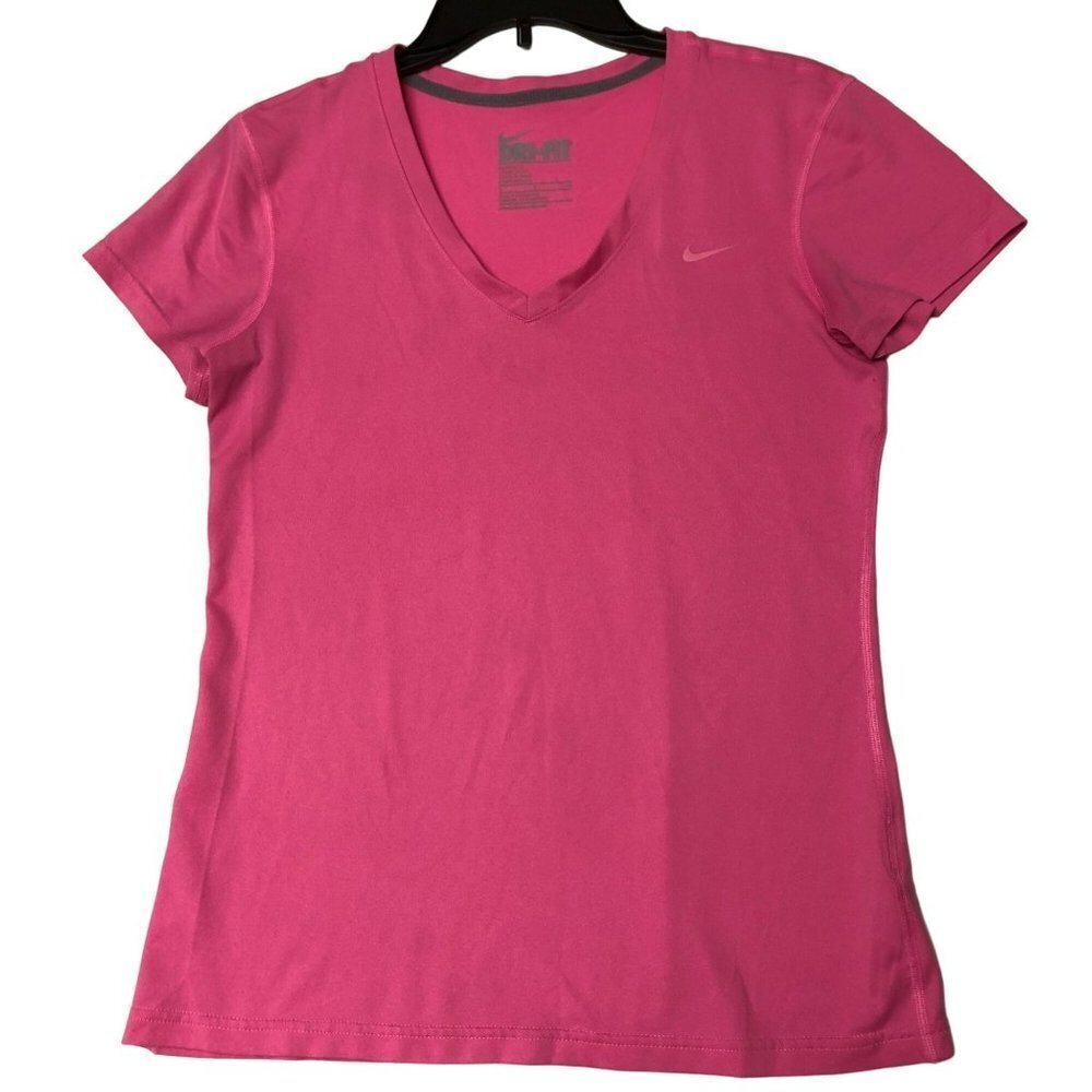 NIKE V NECK SHORT SLEEVE SHIRT SM